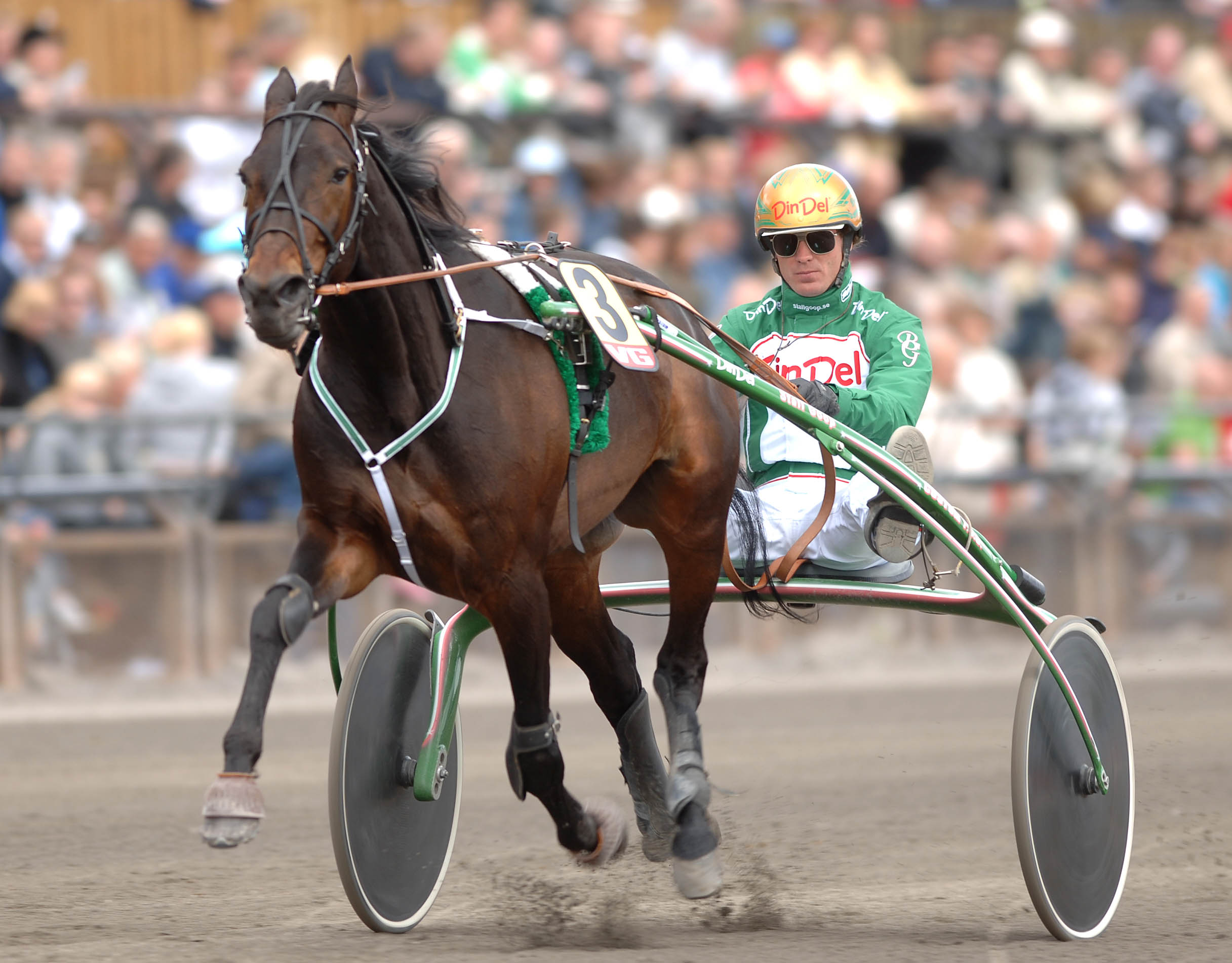 Conny Nobell och Björn Goop vann på Åby. Det stora målet är Prix d'Amerique i slutet av januari. Foto: Lars Jakobsson. Conny Nobell och Björn Goop vann på Åby. Det stora målet är Prix d'Amerique i slutet av januari. Foto: Lars Jakobsson.